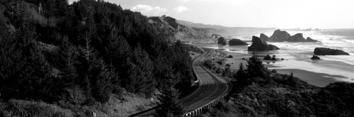 Highway along a coast, Highway 101, Pacific Coastline, Oregon, USA Poster Print - Item # VARPPI172510
