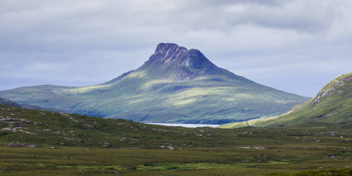 Peak of a mountain under a cloudy sky in the Highlands; Scotland PosterPrint - Item # VARDPI12302840