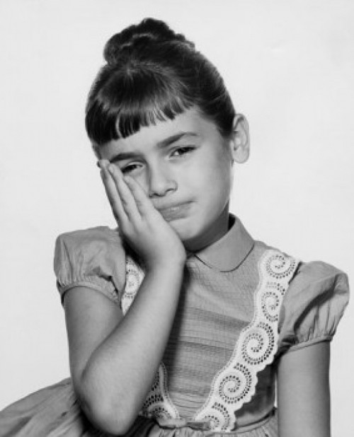 Portrait of a girl with her hand on her chin Poster Print - Item # VARSAL2553254B