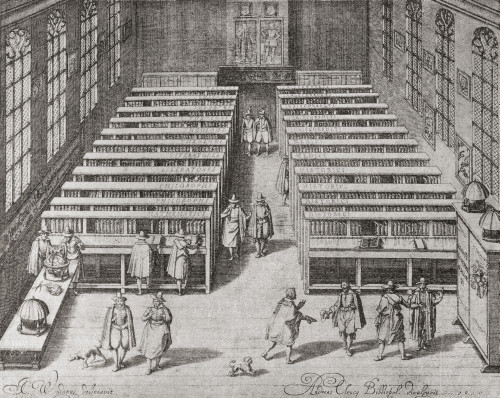 The University Library At Leiden, The Netherlands, In The Seventeenth Century. From The Book Short History Of The English People By J.R. Green Published London 1893. PosterPrint - Item # VARDPI1877954