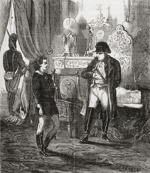 The Interrogation Of Friedrich Stabs After His Failed Attempt To Assassinate Napoleon I, 1809. From Societes Secretes, Les Francs Ma PosterPrint - Item # VARDPI1958567
