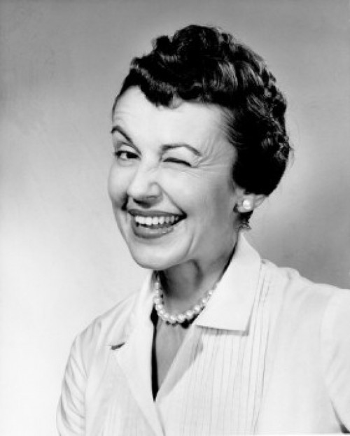 Portrait of mature woman winking Poster Print - Item # VARSAL25511364
