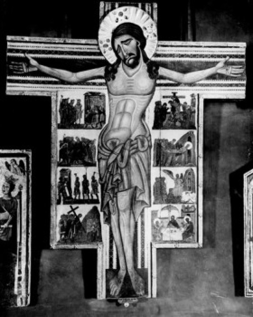 The Crucifixion by unknown artist  Byzantine style Poster Print - Item # VARSAL995213