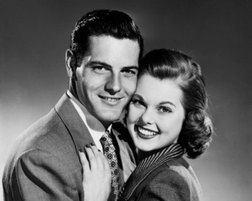 Portrait of a young couple smiling Poster Print - Item # VARSAL25518605