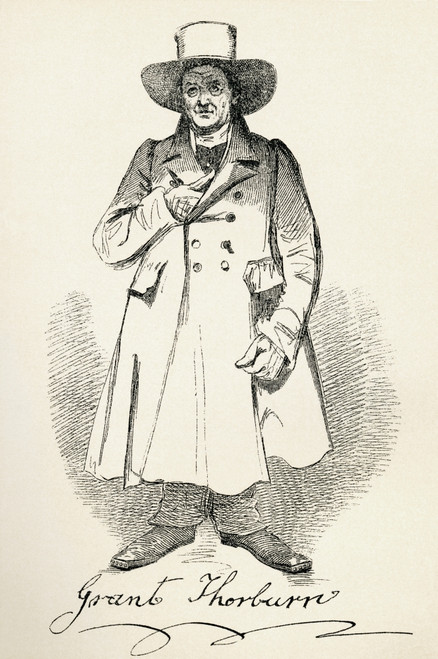 Grant Thorburn, Pseudonym Lawrie Todd, 1773 - 1863. Scottish Born American Author. From The Maclise Portrait Gallery, Published 1898. PosterPrint - Item # VARDPI2220621