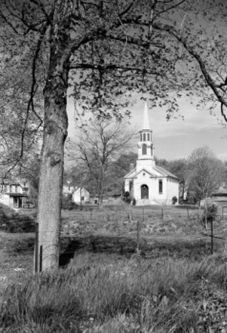 Rural landscape with church Poster Print - Item # VARSAL255422514