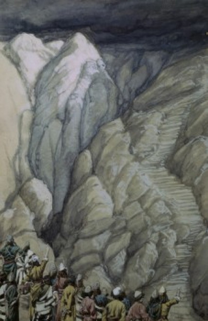 The Cloud of Smoke on Mount Sinai  James Tissot  Jewish Museum  New York City Poster Print - Item # VARSAL999114