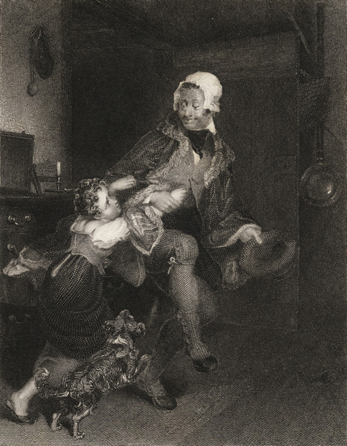 The Bachelor Uncle Engraved By E. Finden After Painting By D. Wilkie Ra PosterPrint - Item # VARDPI1861884