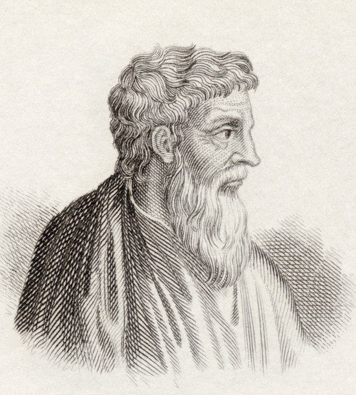 Pedanius Dioscorides, C. 40 To 90Ad. Greek Physician, Pharmacologist And Botanist. From Crabb's Historical Dictionary Published 1825. PosterPrint - Item # VARDPI1905870