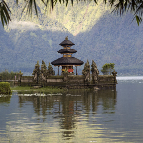 Bali, Indonesia; Ulun Danu Temple On Beratan Lake PosterPrint - Item # VARDPI1846593
