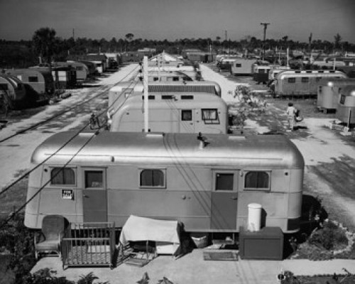 Mobile homes in a trailer park  Florida  USA Poster Print - Item # VARSAL25521341