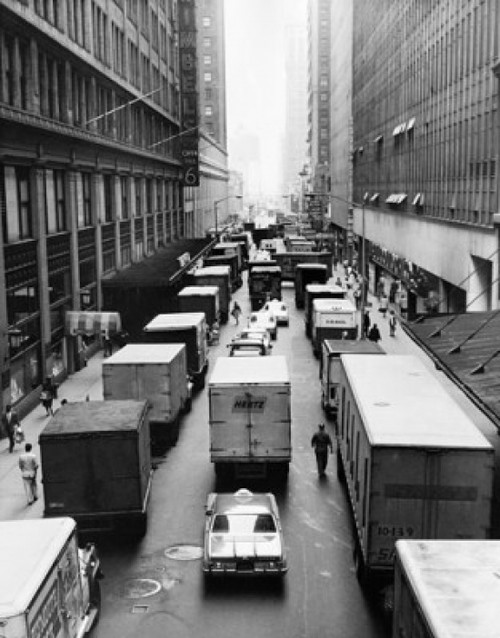 High angle view of traffic on the road Poster Print - Item # VARSAL25540318