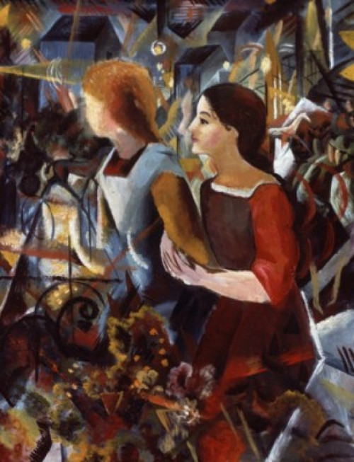 Two Girls  August Macke  Stadel Museum  Frankfurt  Germany Poster Print - Item # VARSAL900139174