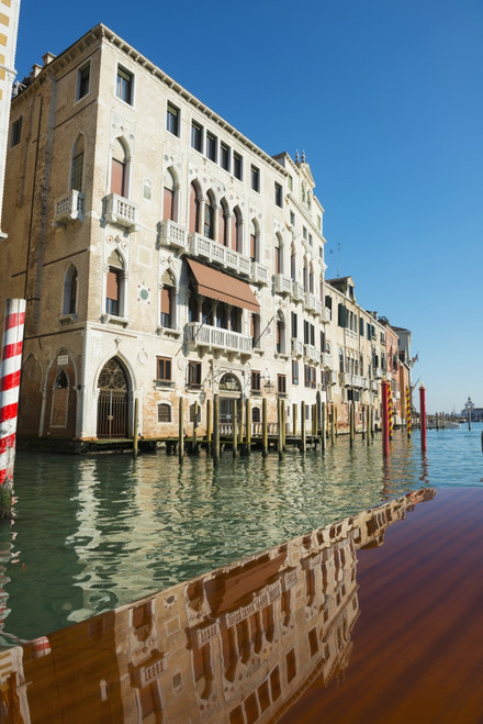 Buildings along the shoreline of the Grand Canal viewed from a boat; Venice, Veneto, Italy PosterPrint - Item # VARDPI2413989