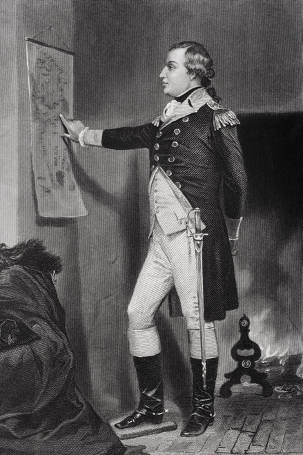 Richard Montgomery 1736 - 1775. Irish-American Revolutionary Major-General Killed At Battle Of Quebec. From Painting By Alonzo Chappel PosterPrint - Item # VARDPI1838826