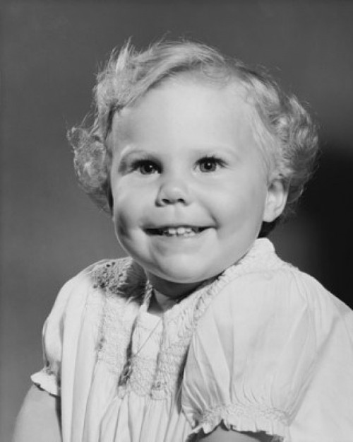 Portrait of a baby girl smiling Poster Print - Item # VARSAL2559465