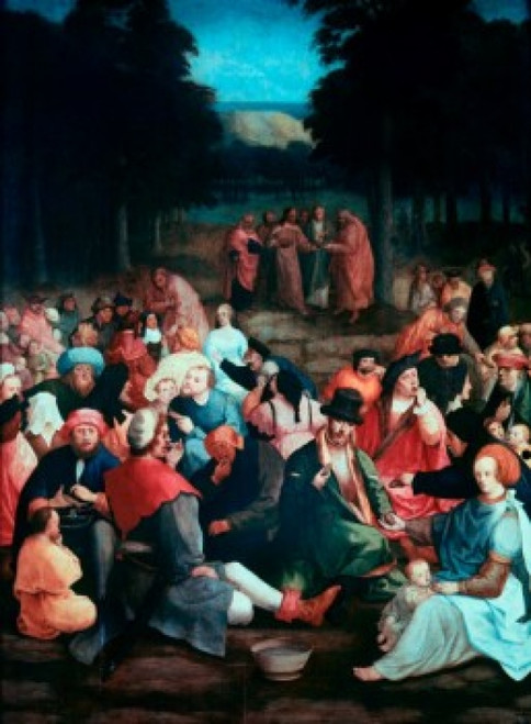 Miracle of the Loaves & the Fishes  Lucus Van Leyden   Poster Print - Item # VARSAL9008909