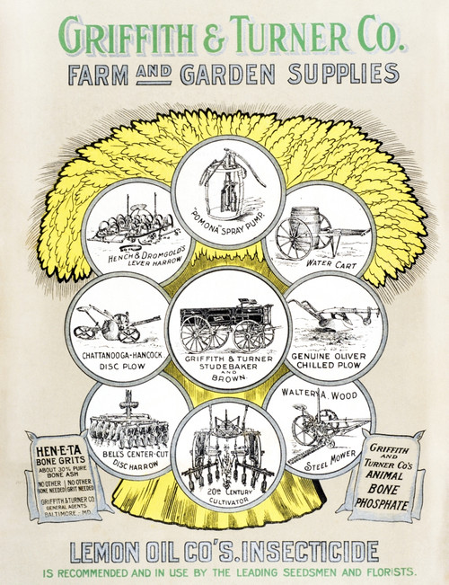 Griffith & Turner Co. farm and garden supply catalog from the 20th century. PosterPrint - Item # VARDPI12272552