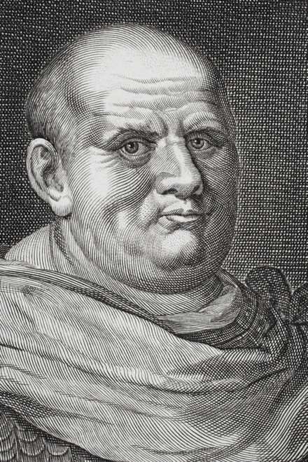 Imperator Caesar Vespasianus Augustus Or Titus Flavius Vespasianus Or Vespasian 9 Ad To 79 Ad Emperor Of Rome From 69 To 79 From Dutch Print Dated 1704 PosterPrint - Item # VARDPI1860797