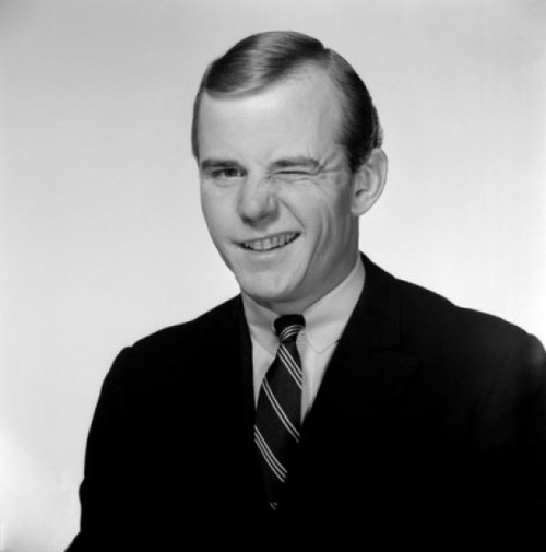 Studio portrait of businessman winking Poster Print - Item # VARSAL25511756