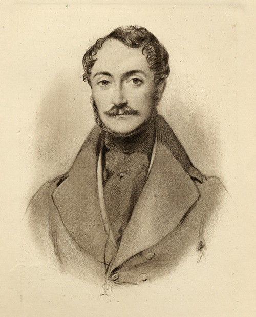 Charles William Frederick Emicon, 3Rd. Prince Of Leinigen, 1814-1856. Half Brother Of Queen Victoria. From A Portrait By R.J. Lane. From The Book The Girlhood Of Queen Victoria 1832-1840. Published In London 1912. PosterPrint - Item # VARDPI1860534