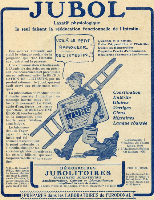 French Advertisement C.1916 For Jubola Laxative. PosterPrint - Item # VARDPI1857513