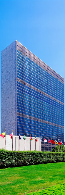 United Nations Headquarters building, New York City, New York State, USA Poster Print - Item # VARPPI167339
