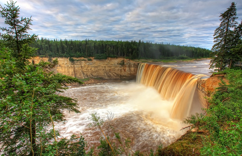Alexandra Falls, Near Hay River, Northwest Territories PosterPrint - Item # VARDPI2048904