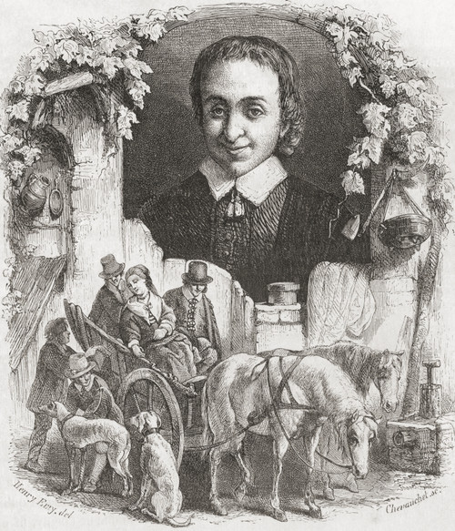 Isaac Van Ostade, 1621 - 1649. Dutch Genre And Landscape Artist. From Histoire Des Peintres De Toutes Les ?Coles, ?Cole Hollandaise, Published 1863. PosterPrint - Item # VARDPI2334350