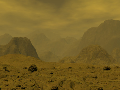 Artist's concept of the surface of Venus Poster Print - Item # VARPSTWMY100122S