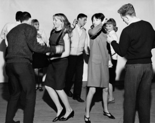 Group of teenagers dancing at party Poster Print - Item # VARSAL2556445