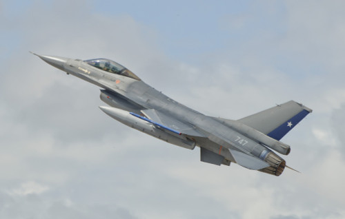 Chilean Air Force F-16 taking off from Natal Air Force Base, Brazil Poster Print - Item # VARPSTGCA100314M