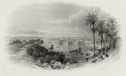 Bombay India Engraved By Willmore After T Allom. PosterPrint - Item # VARDPI1860726