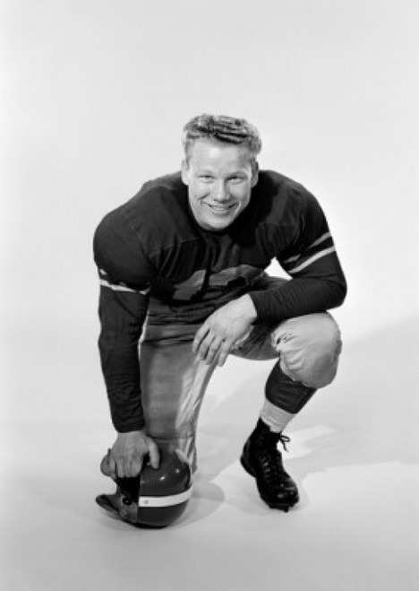 Portrait of young football player Poster Print - Item # VARSAL255418998