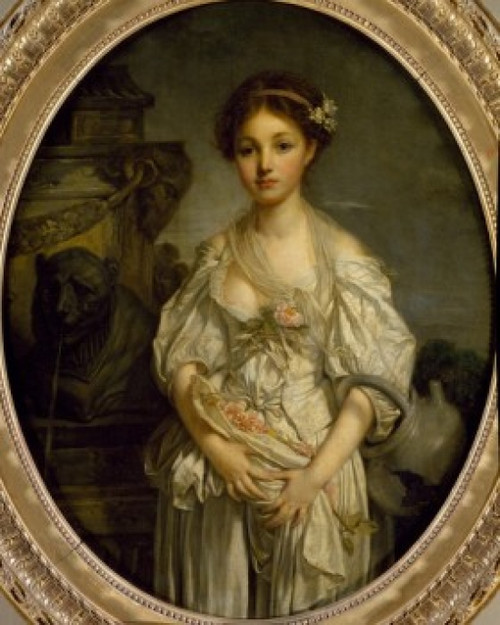 The Broken Jug by Jean Baptiste Greuze   France  Paris  Musee du Louvre Poster Print - Item # VARSAL11581883