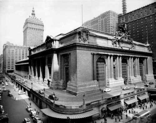 USA  New York State  New York City  Manhattan  Grand Central Terminal  high angle view Poster Print - Item # VARSAL9903085