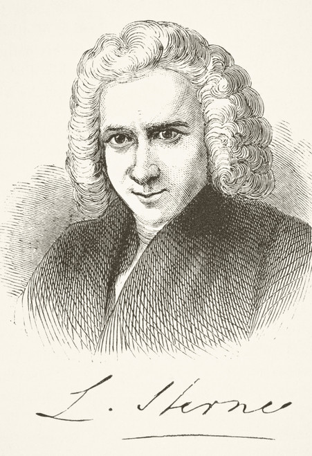Laurence Sterne 1713 - 1768. English Author. From The National And Domestic History Of England By William Aubrey Published London Circa 1890 PosterPrint - Item # VARDPI1856324