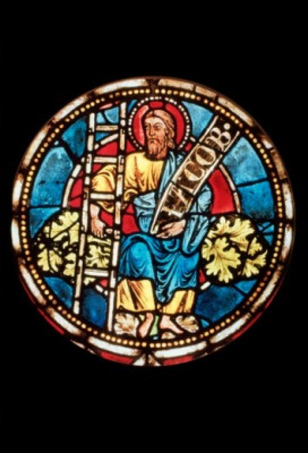 Jacob with the Ladder  Stained Glass Poster Print - Item # VARSAL90029730