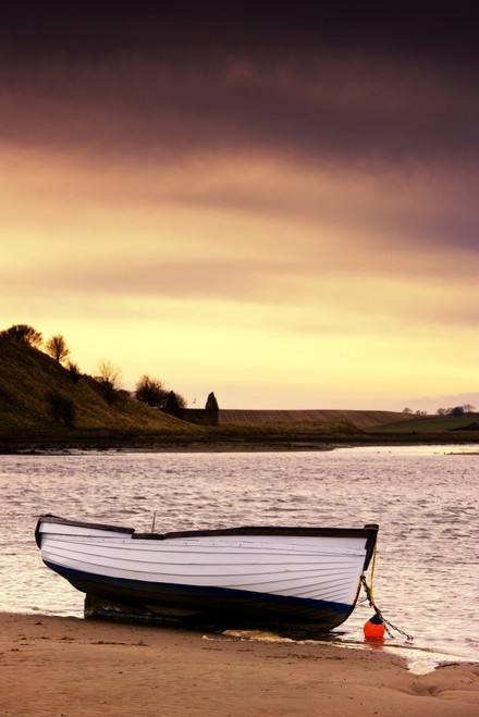Boat On Seashore, Alnmouth, Northumberland, England PosterPrint - Item # VARDPI1847336