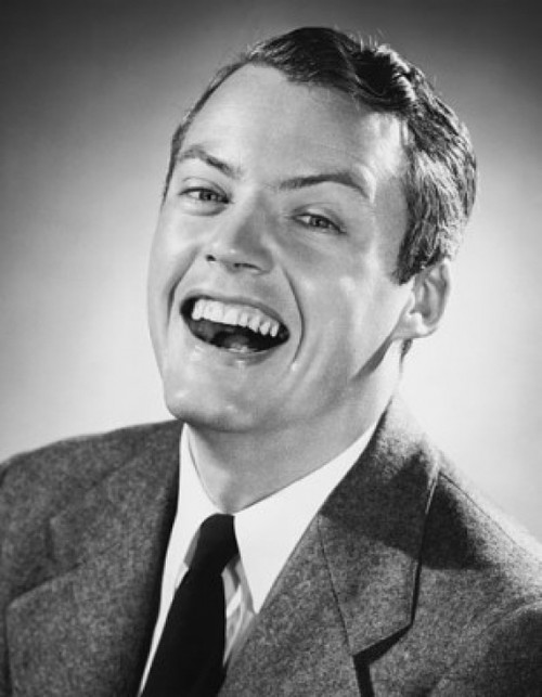 Portrait of a businessman laughing Poster Print - Item # VARSAL25511763
