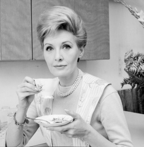 Portrait of a mature woman holding a tea cup Poster Print - Item # VARSAL25512661A Portrait of a mature woman holding a tea cup Poster Print - Item # VARSAL25512661A