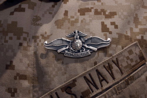 The Enlisted Fleet Marine Force Warfare Specialist pin Poster Print - Item # VARPSTSTK101858M