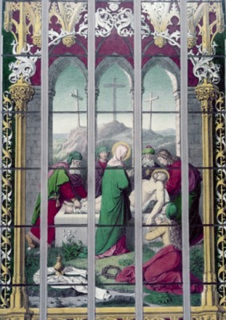 Entombment   The  Stained Glass  Stained Glass Poster Print - Item # VARSAL9008272