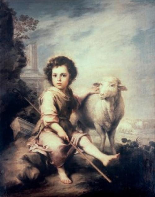 Christ Child as Shepherd    Bartolome Esteban Murillo Poster Print - Item # VARSAL9004022
