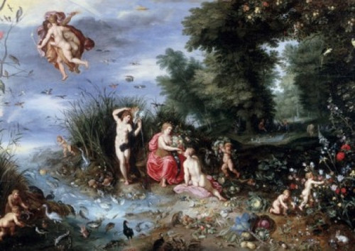 Allegory Of The Elements  Jan Bruegel the Elder Poster Print - Item # VARSAL900137131