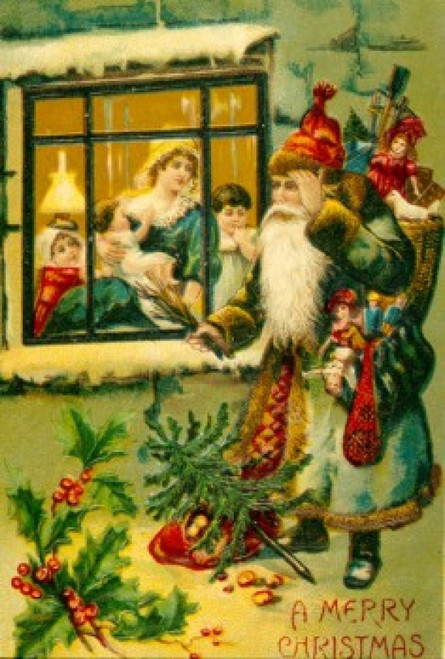 Merry Christmas  Nostalgia Cards Poster Print - Item # VARSAL9801230