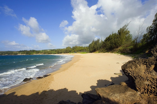 USA, Hawaii, Maui, View of empty Fleming Beach; Kapalua PosterPrint - Item # VARDPI1980681