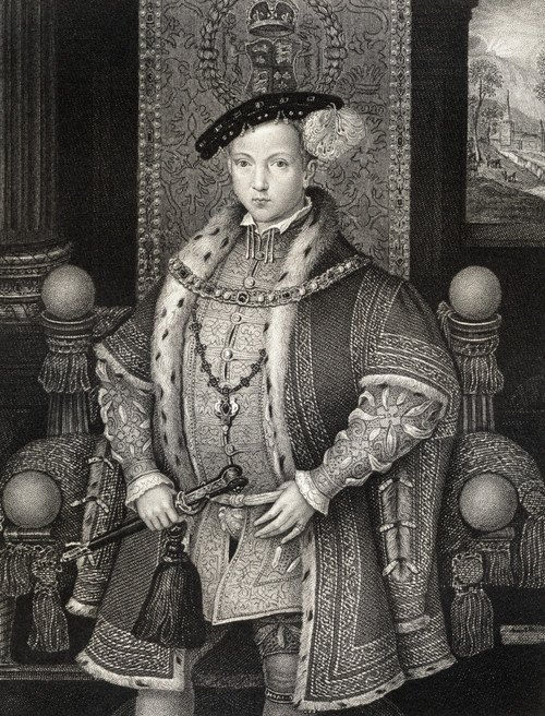 Edward Vi, 1537 _ 1553. King Of England And Ireland. From The Book _Lodge?S British Portraits? Published London 1823. PosterPrint - Item # VARDPI1858764