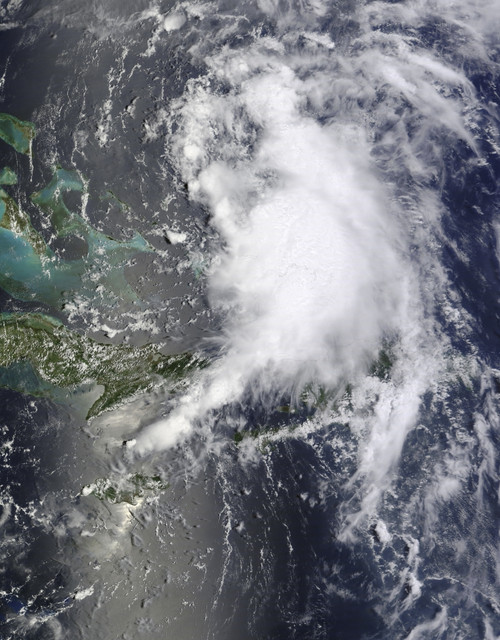 August 24, 2014 - Tropical Storm Cristobal over the Bahamas Poster Print - Item # VARPSTSTK204433S
