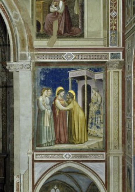 The Visitation   c. 1305-1313    Giotto di Bondone  Fresco   Arena Chapel  Cappella degli Scrovegni  Padua Poster Print - Item # VARSAL263411